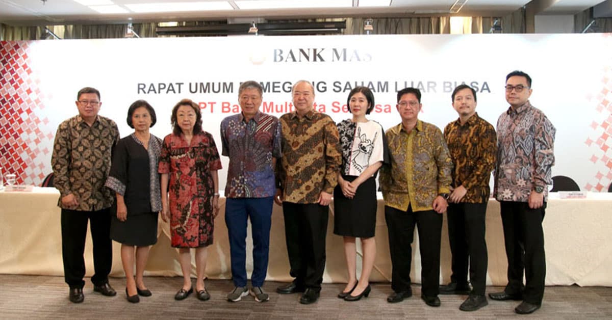 Bank MAS Selenggarakan RUPS Luar Biasa Tahun 2024