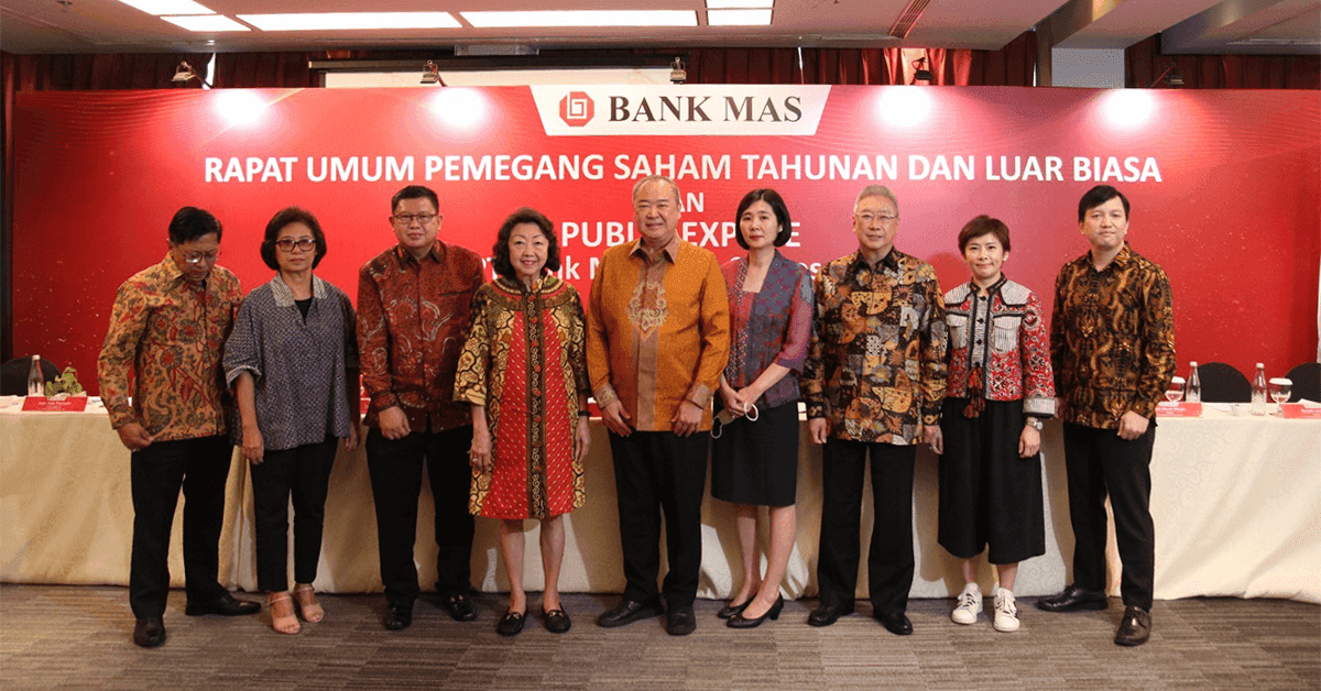 Bank MAS selenggarakan RUPS Tahunan dan RUPS Luar Biasa