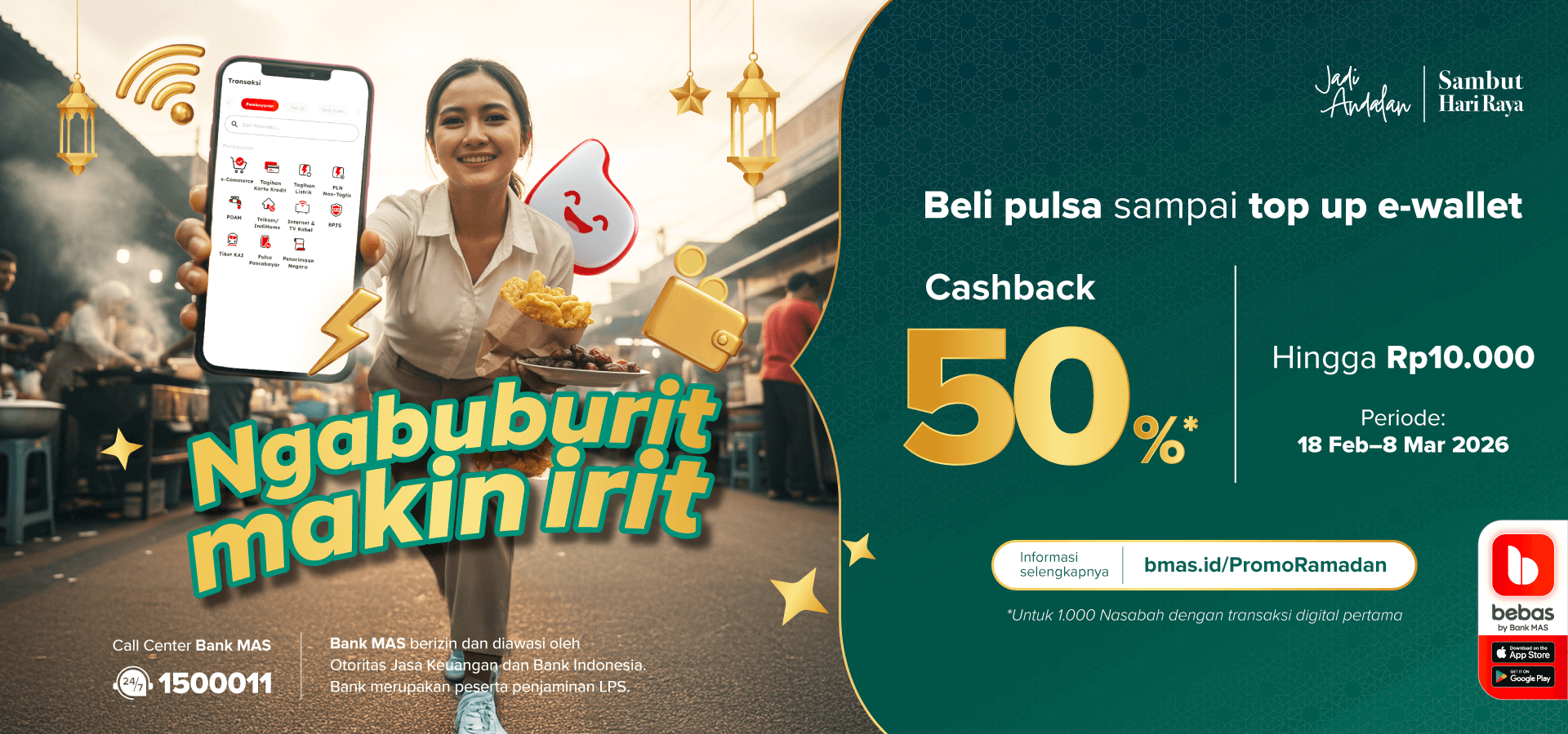 Promo Ramadan: Bayar Tiket KAI Cashback 30% (Maks. Rp10.000)